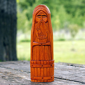 Банник 20 см - купить деревянный оберег хозяина бани для защиты и благополучия