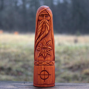 Кумир Хорса 20 см - купить деревянный кумир славянского бога солнца и света