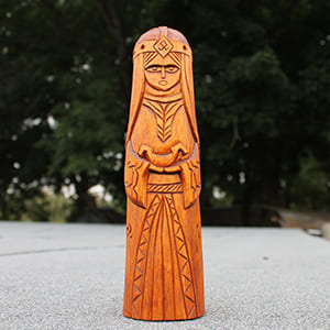 Кумир Мать Сыра Земля 20 см - купить деревянный кумир богини земли и плодородия