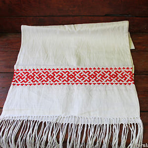 Рушник Свастика - купить традиционное славянское полотенце с солнечным символом для дома и обрядов