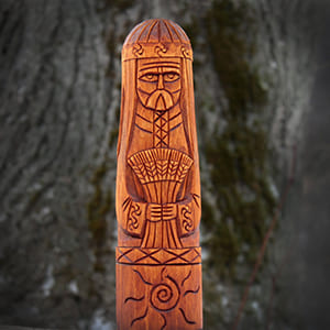 Кумир Ярило 20 см - купить деревянный кумир бога солнца и весны