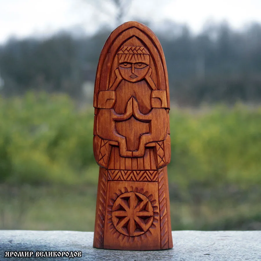 Кумир богини Лады 20 см — покровительница любви и семьи, ручная работа мастера Яромира Великородова