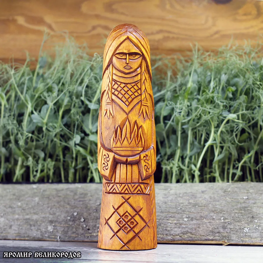 Кумир богини Живы 20 см — богиня жизни и здоровья, ручная работа мастера Яромира Великородова