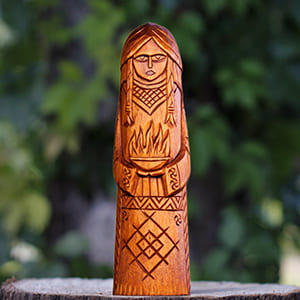 Кумир Богини Живы 20 см - купить деревянный кумир богини жизни и плодородия